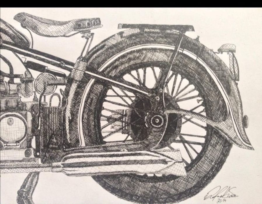 Desenhos de carros e motas por encomenda