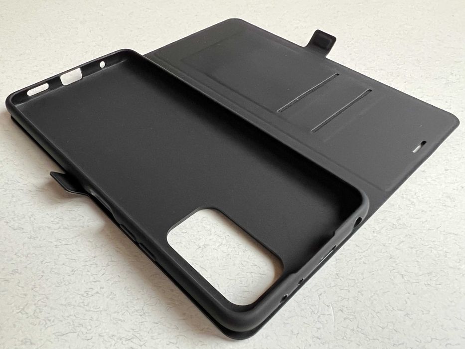 Redmi Note 10 Pro чохол-книжка Wave Flap чорний еко кожа чехол