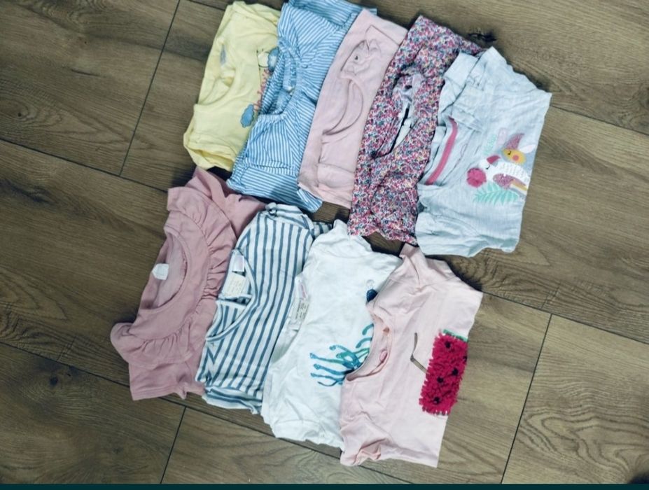 Paczka lato koszulki T-shirty 74 Zara H&M Smyk