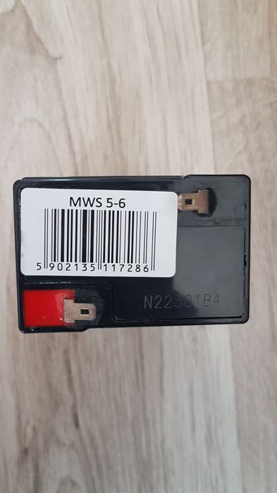 Akumulator do autka  MWS 5-6 6v 5Ah, MW Power