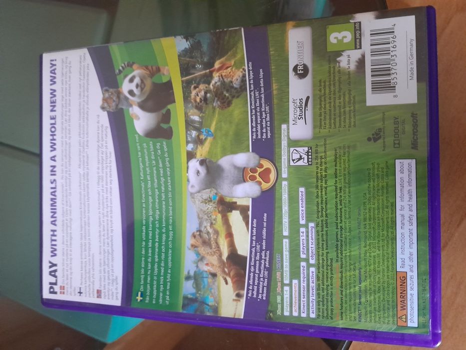 Kinectimals .Stan idealny.X box 360