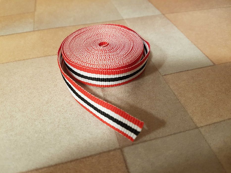 Качественная репсовая лента в мотиве Tommy Hilfiger