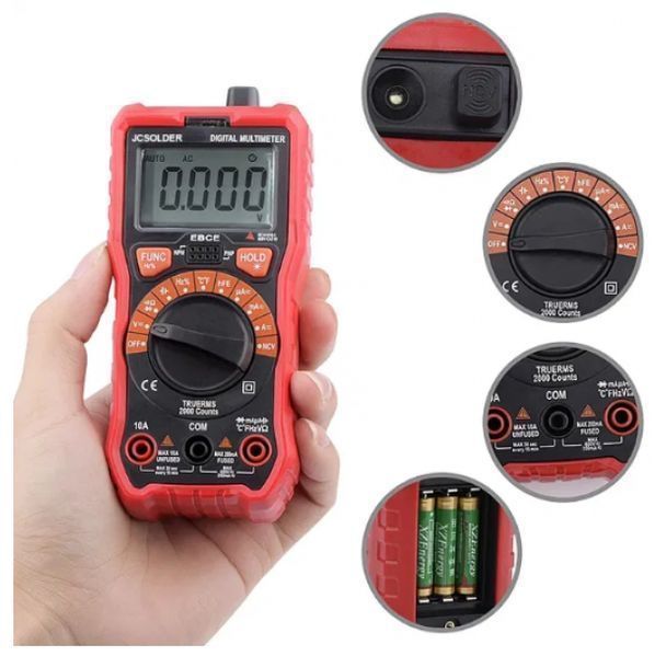 Подарунковий Набір для пайки мультиметр Паяльник JCD 908s 80w LCD