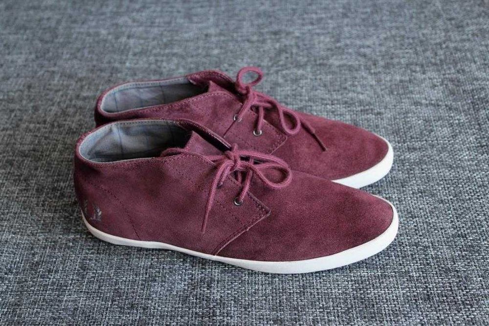 Низькі ботинки Fred Perry Byron Suede Оригінал Нат замша 42р
