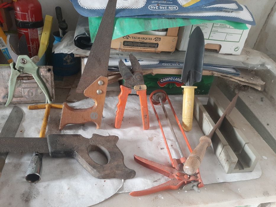 Ferramentas em bom estado,para utilização.