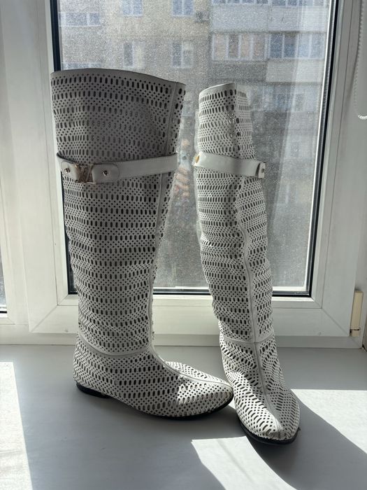 Летние сапоги в сетку
