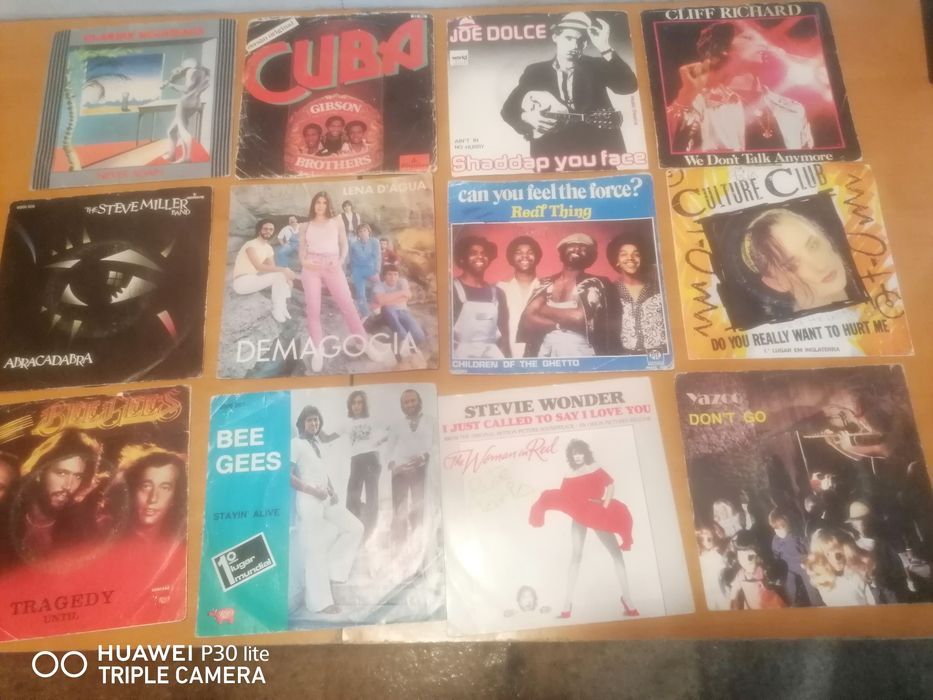Discos pequenos em estado razoável
