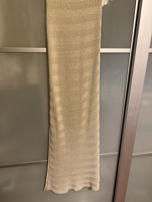 Vestido festa renda dourado tamanho M