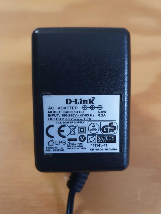 Zasilacz D-Link 5v 1a