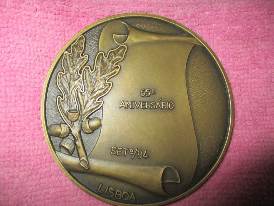 Medalha Clube Futebol OS `Belenenses`65ºAniversário Set/84 Lisboa