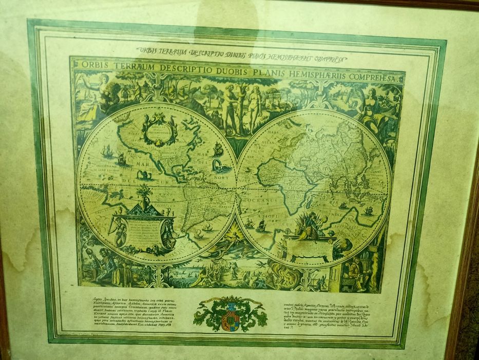 Quadro Mapa Mundo