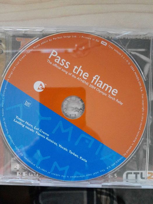 Pass the flame Athens 2004 Olympic