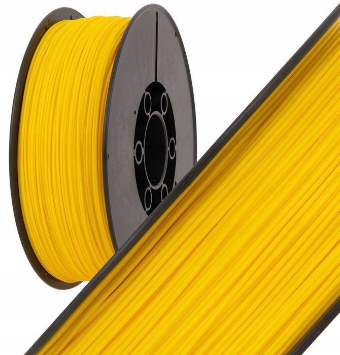 Filament Żółty PLA 1,75mm 1kg 1000g PlastSpaw Yellow Szpula