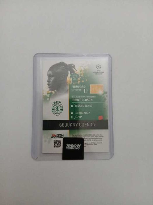 Geovany Quenda RC 85/99 Topps Total Football