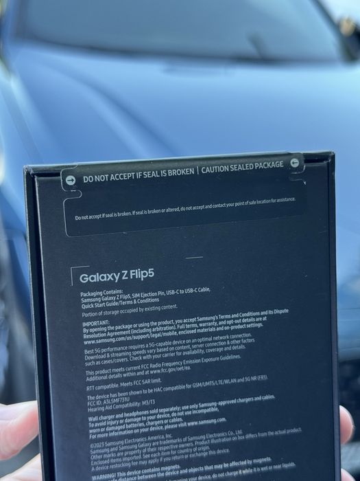 Samsung Galaxy Z Flip5 5G SM-F731U1 8/512GB Mint, нові-запаковані