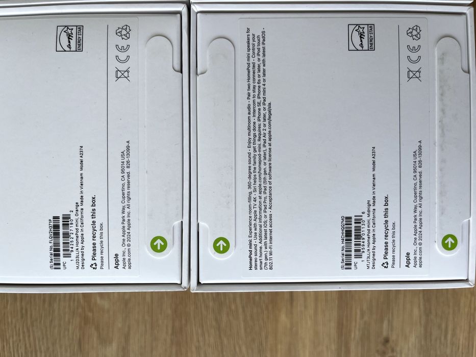 Нова колонка Apple HomePod mini White Midnight Orange Yellow Blue