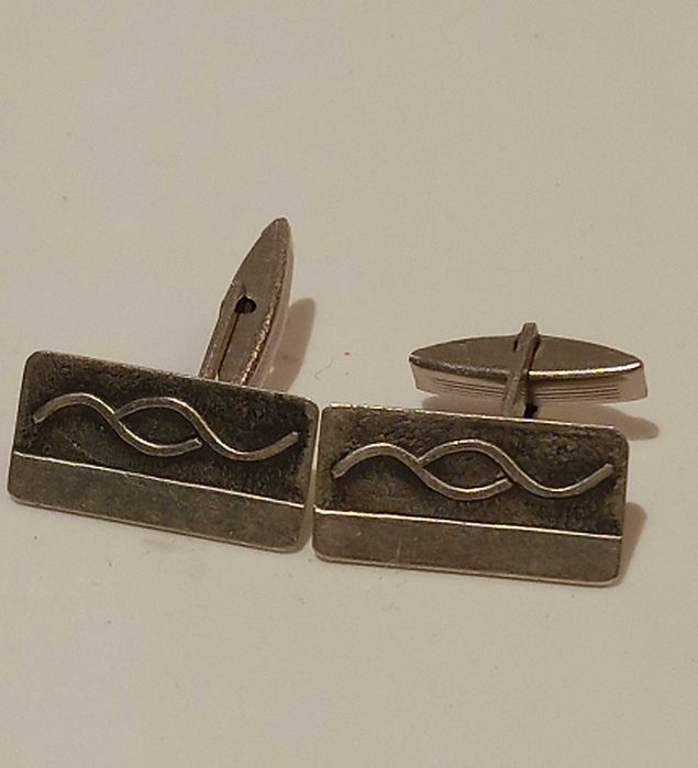 Spinki do mankietów – styl ORNO, fala modernizmu.