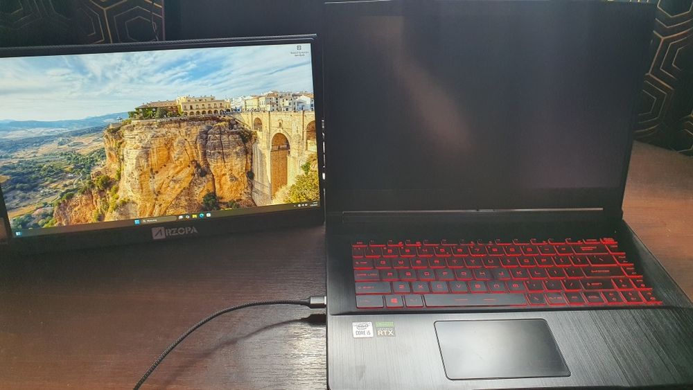 monitor przenośny Full HD 15 cali