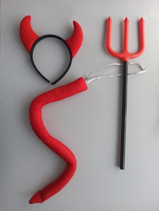 Карнавальний маскарадний костюм чортик