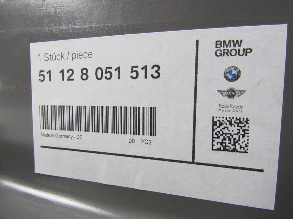 Suporte Do Parachoques Bmw 1 Ref: 51228051513