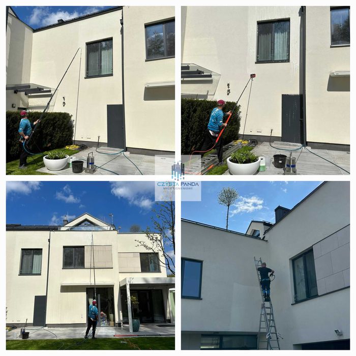 BEZPIECZNE Mycie Elewacji SoftWash. Nie niszczymy tynku ciśnieniem!