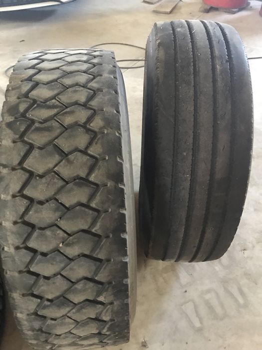 Pneus de camião praticamente novos