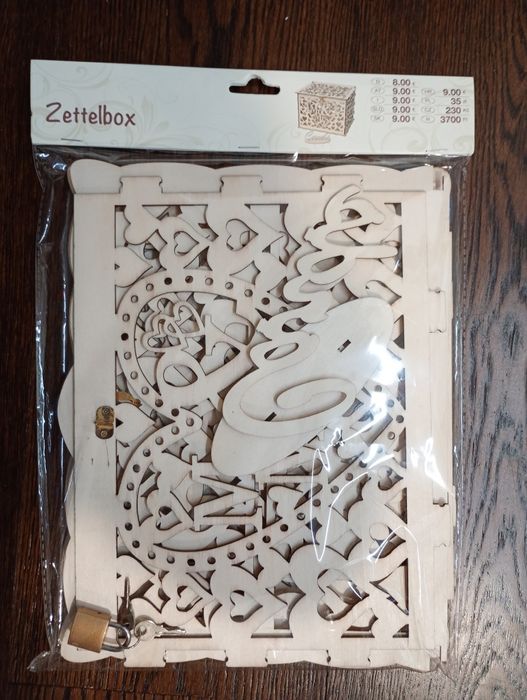 Pudełko na koperty Ślub