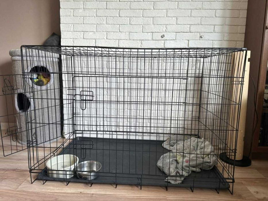 Клітка велика металева для тварин Вольєр для собак в квартиру Клетка