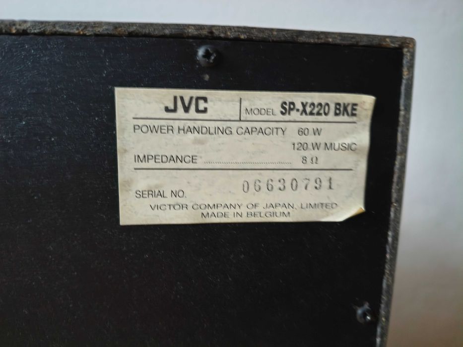 Акустика колонки JVC SP-X220 BKE 60Вт 8Ом