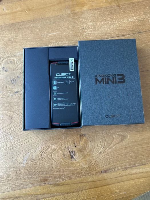 Cubot KingKong Mini 3 6GB 128GB Preto/Vermelho