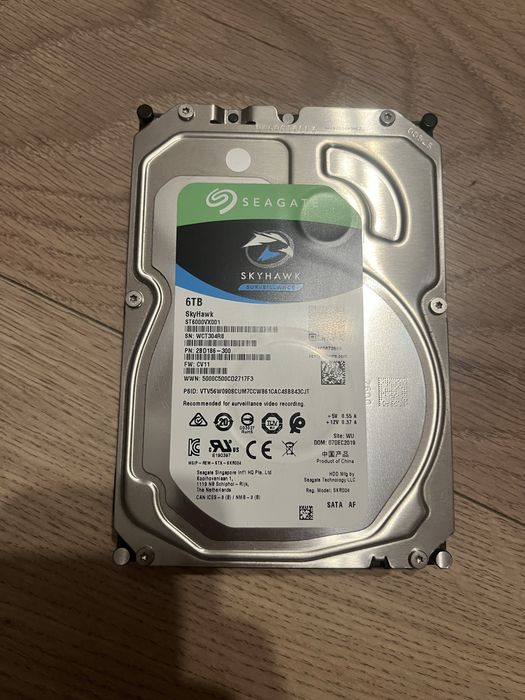 Dysk hdd 6tb segate skyhawk