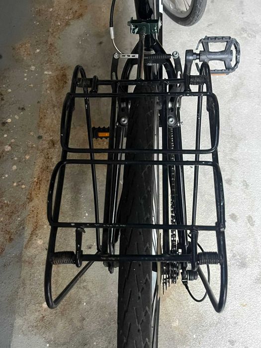 Bicicleta Híbrida B'Twin Riverside 100 (Com Suporte de Carga)