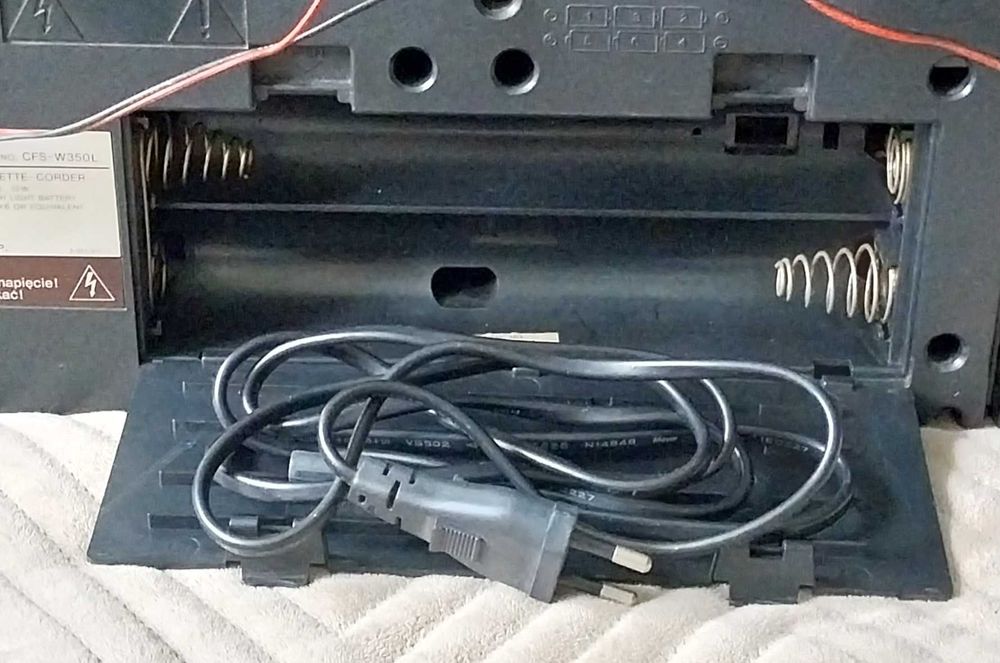 Radiomagnetofon SONY CFS-W350L w pięknym stanie, 100% sprawny!