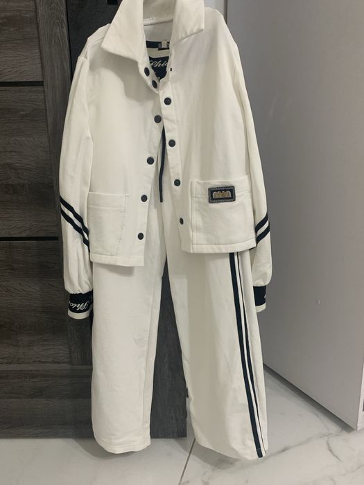 Білий нарядний костюм, штани