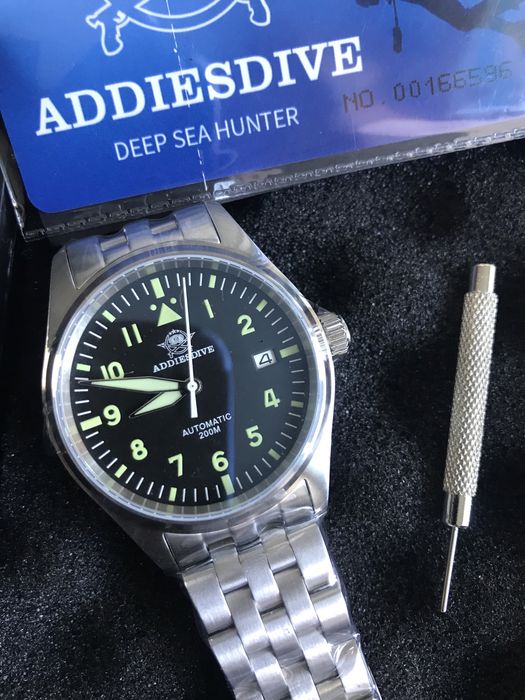 Наручний годинник механічний ADDIESDIVE NH35A 316L