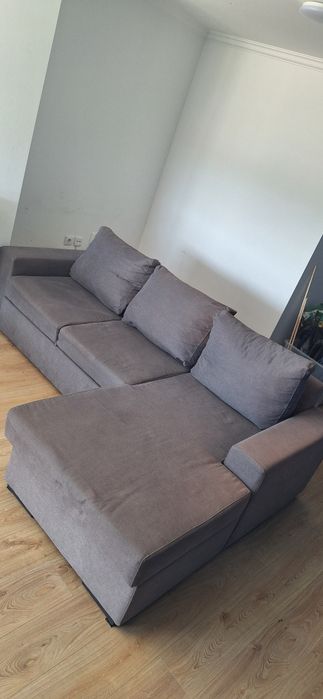 Sofá Retrátil 2,50m - Cinzento