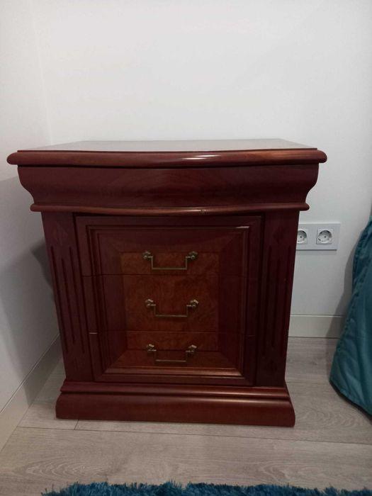 Quarto casal completo em cerejeira