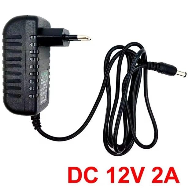 Блок живлення 12V 2A (24W) адаптер AC/DC, штекер 5.5×2.1