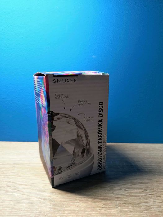 Obrotowa żarówka Disco