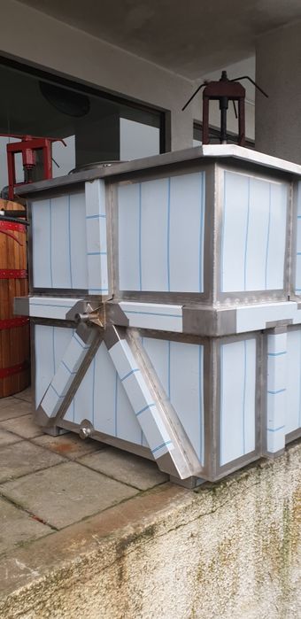 Tina de transporte de uvas inox 1000 Litros PROMOÇÃO