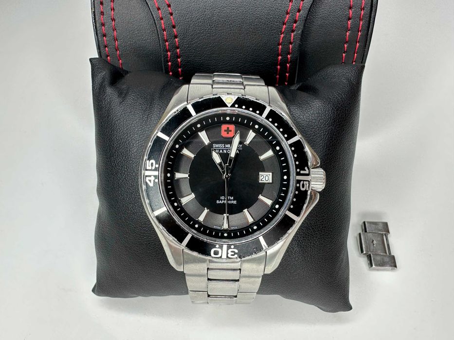 Швейцарський годинник Swiss Military Hanowa Nautila, Сапфірове скло, Swiss Made