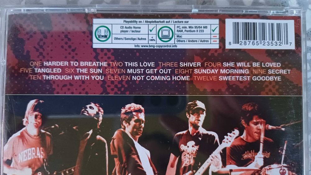 MAROON 5 "Songs about jane" płyta CD