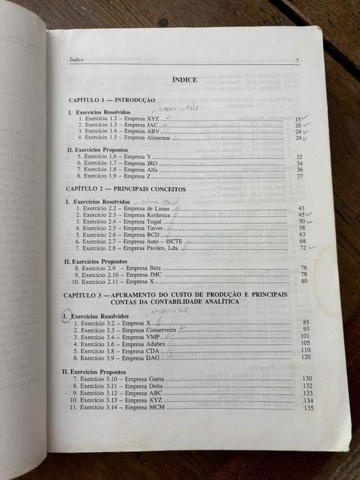 Contabilidade Analítica - Casos Práticos