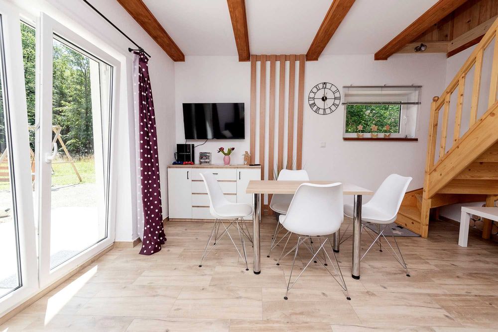 Dom całoroczny 8os Harbutowice zagrodamlynski.pl ferie luty BALIA