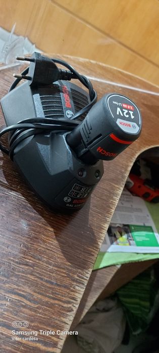 Boch carregador e bateria