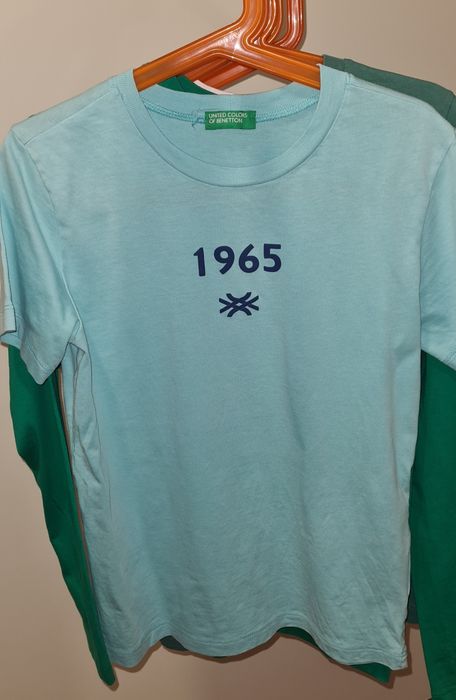 5 t-shirts benetton + 1 sweat 8/9 anos
