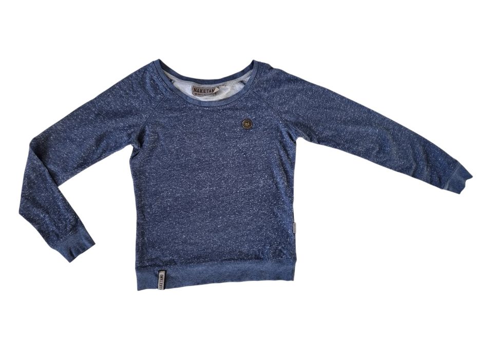 Bluza granatowa Naketano 
Rozmiar S/M 
Szerokość od pachy do pachy 45