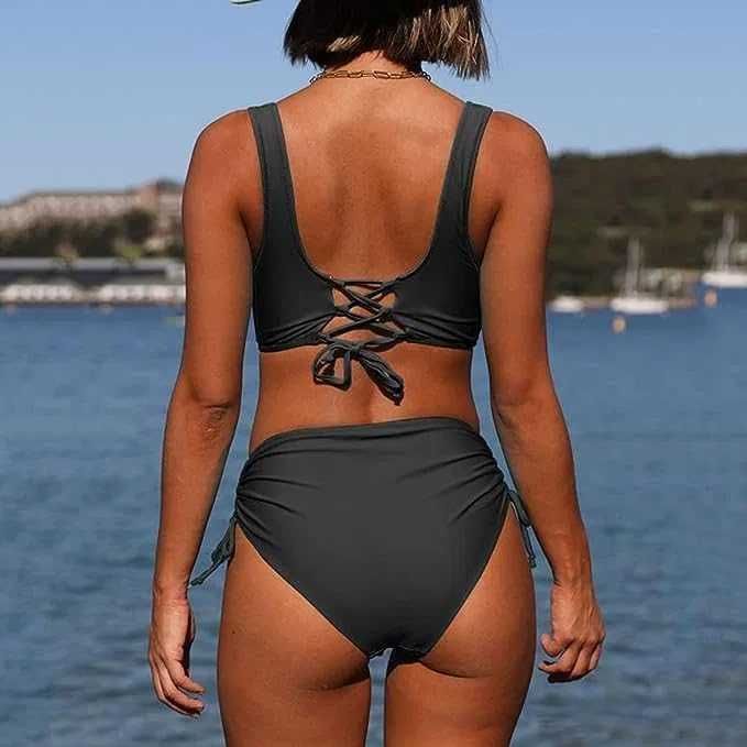 Nowy strój kąpielowy / bikini / wysoki stan / biustonosz !M! 1096! new