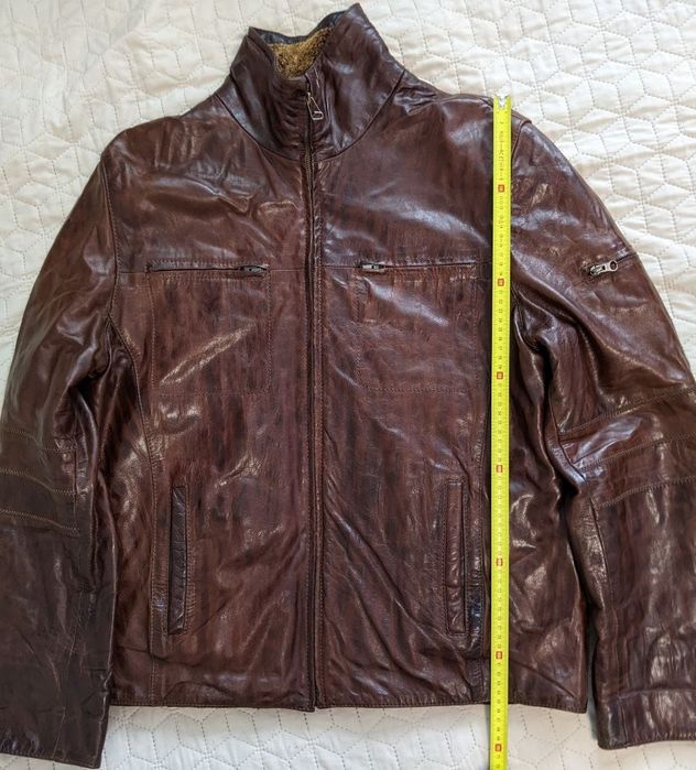 Натуральна чоловіча дублянка/куртка