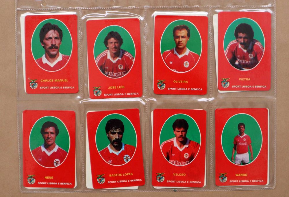 15 calendários jogadores futebol Benfica e equipa plantel